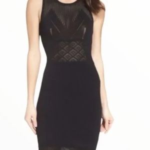 Ali & Jay Pool Pavilion black knit bodycon dress JJ13